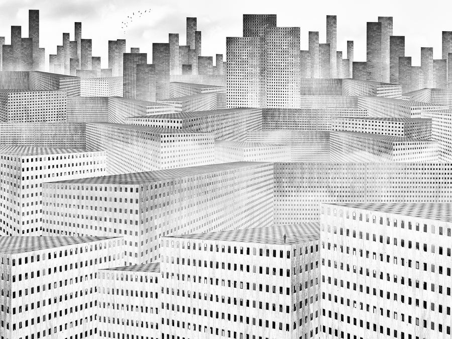 《孤独之城》是艺术家Jozef Danyi的作品。分类人，日常生活，都市人，数字艺术。4个区别，245个观点，33个欣赏，1个评论，1个喜欢。