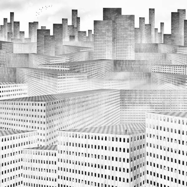 数字艺术领域Jozef Danyi的《Alone - City》