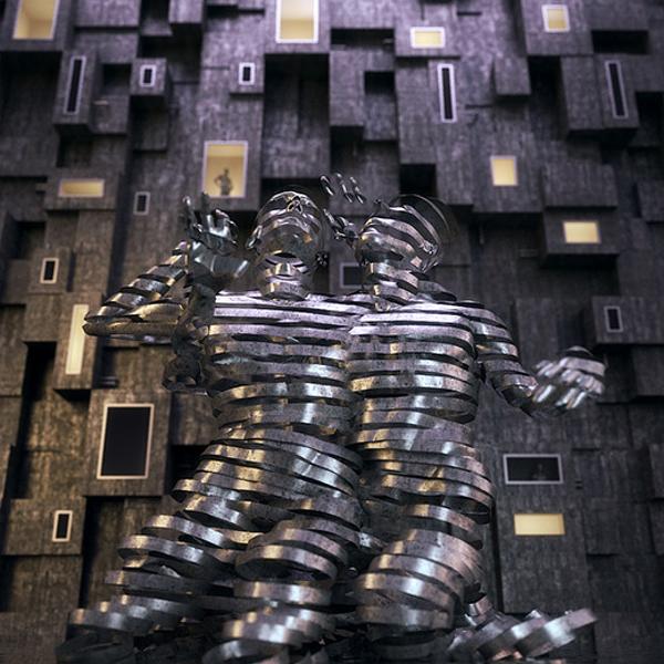 21世纪乞丐，Adam Martinakis数字艺术计算机图形，3D