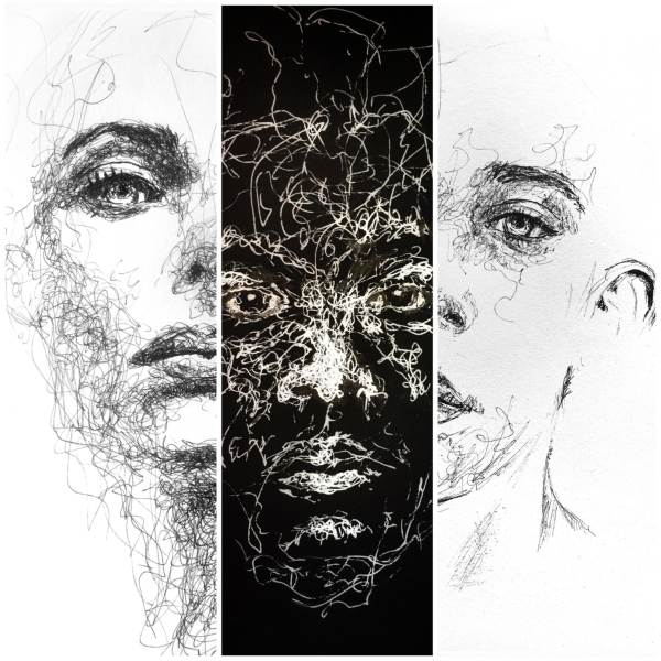 Différences by Fabienne Collard in Drawing Ink