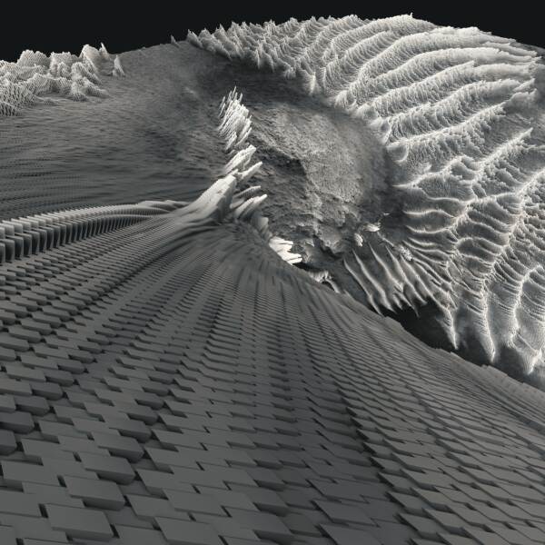 在Alio Mundo -Cida de Aragon在数字艺术计算机图中的无形现实系列，3D