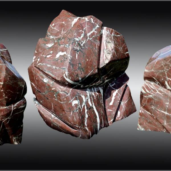 大理岩。让-皮埃尔·米莱西在《石雕》中创作的酸樱桃